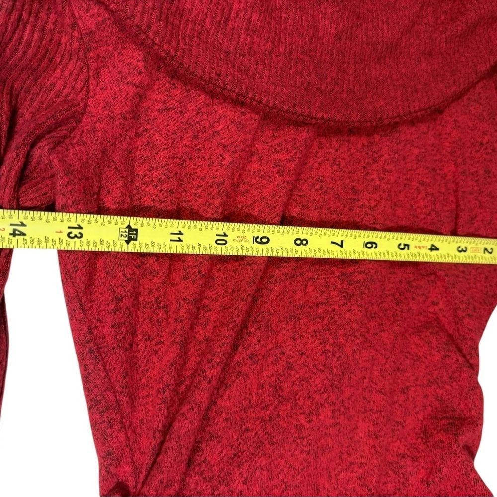 A. Byer Vibrant Red Cowl Neck Sweater - Picture 6 of 9